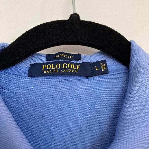 POLO GOLF.   Long Sleeves Light blue - Picture 3 of 4